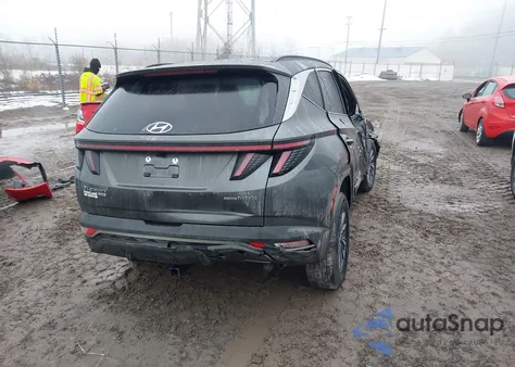 2023 Hyundai Tucson Hybrid Blue z USA, uszkodzony, nr VIN KM8JBCA16PU106149